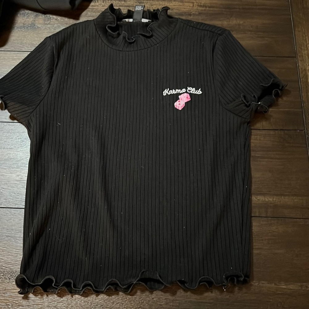 Forever 21 black Kama Club shirt